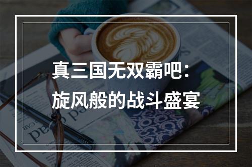 真三国无双霸吧：旋风般的战斗盛宴