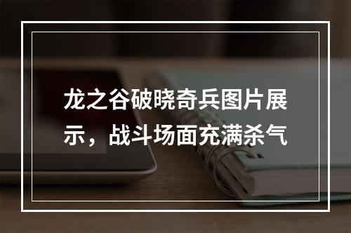 龙之谷破晓奇兵图片展示，战斗场面充满杀气