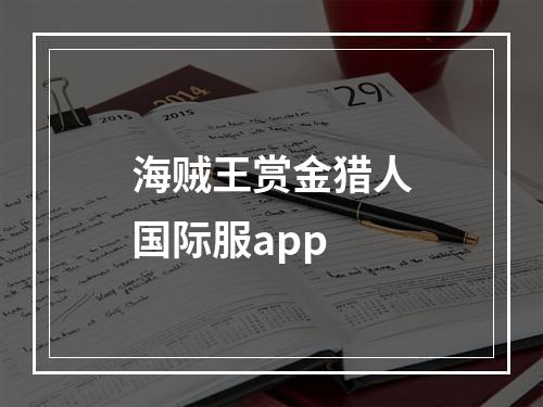 海贼王赏金猎人国际服app