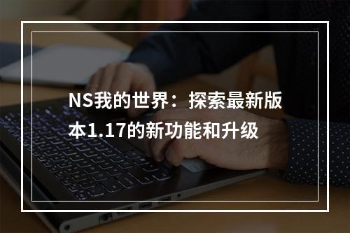 NS我的世界：探索最新版本1.17的新功能和升级