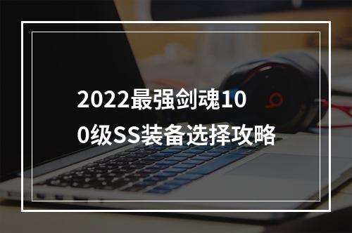 2022最强剑魂100级SS装备选择攻略