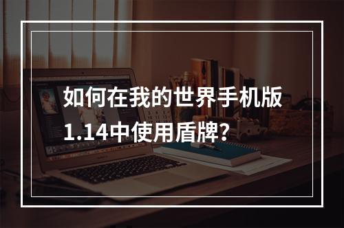 如何在我的世界手机版1.14中使用盾牌？