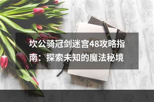 坎公骑冠剑迷宫48攻略指南：探索未知的魔法秘境