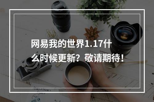 网易我的世界1.17什么时候更新？敬请期待！