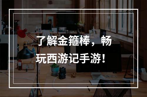 了解金箍棒，畅玩西游记手游！