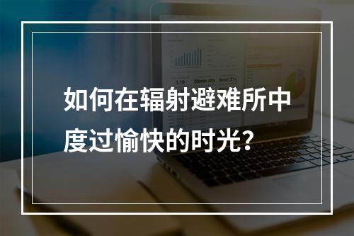 如何在辐射避难所中度过愉快的时光？