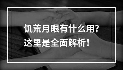 饥荒月眼有什么用？这里是全面解析！