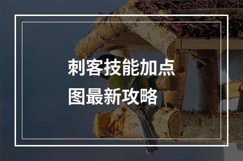 刺客技能加点图最新攻略