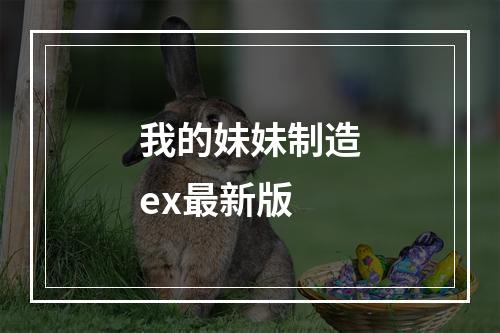 我的妹妹制造ex最新版