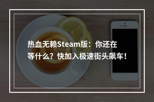 热血无赖Steam版：你还在等什么？快加入极速街头飙车！