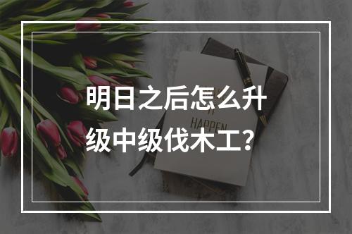 明日之后怎么升级中级伐木工？