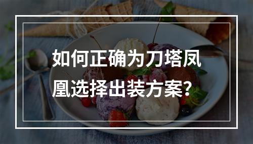 如何正确为刀塔凤凰选择出装方案？