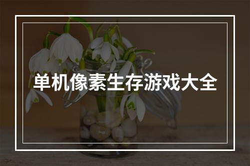 单机像素生存游戏大全