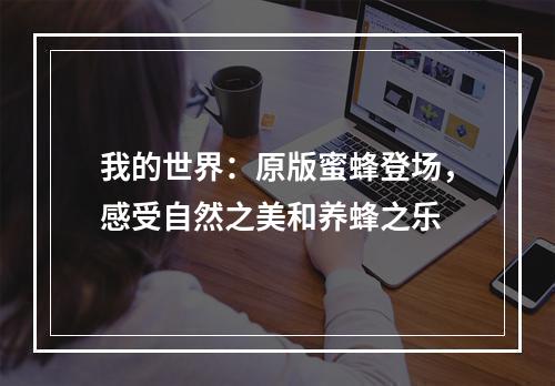 我的世界：原版蜜蜂登场，感受自然之美和养蜂之乐