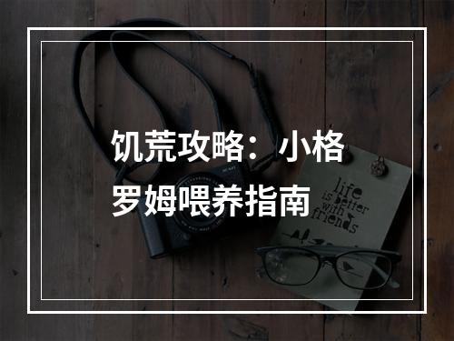 饥荒攻略：小格罗姆喂养指南