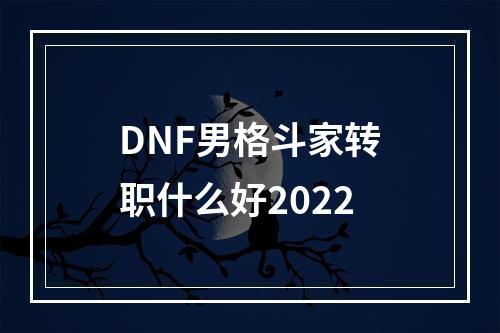 DNF男格斗家转职什么好2022