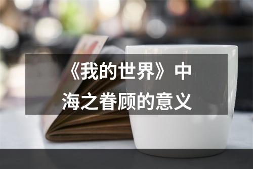 《我的世界》中海之眷顾的意义