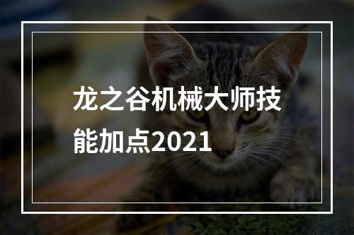 龙之谷机械大师技能加点2021