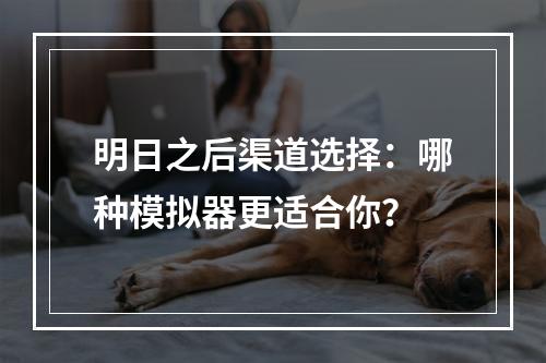 明日之后渠道选择：哪种模拟器更适合你？