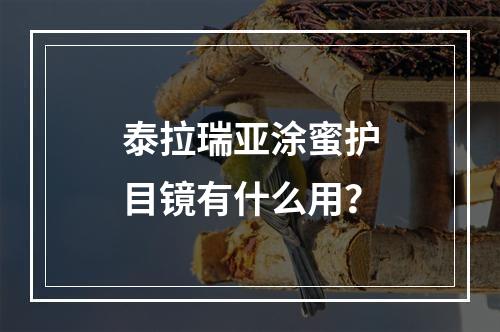 泰拉瑞亚涂蜜护目镜有什么用？