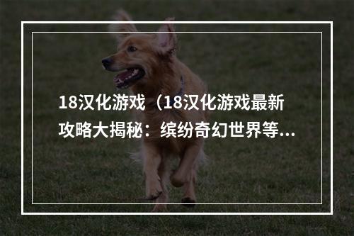 18汉化游戏（18汉化游戏最新攻略大揭秘：缤纷奇幻世界等你来战）