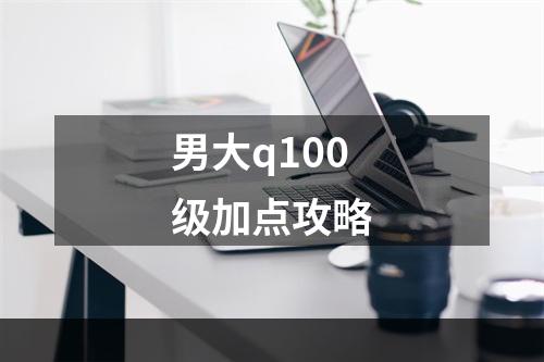 男大q100级加点攻略