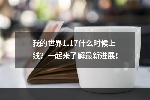 我的世界1.17什么时候上线？一起来了解最新进展！