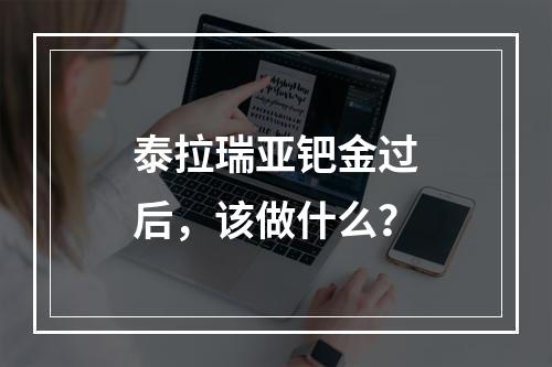 泰拉瑞亚钯金过后，该做什么？