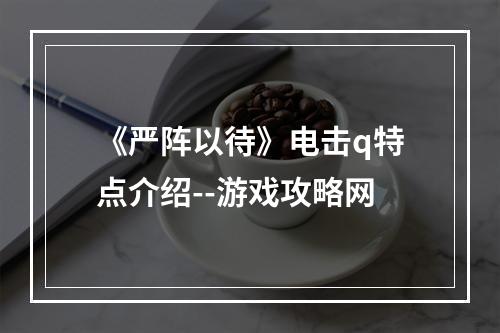 《严阵以待》电击q特点介绍--游戏攻略网