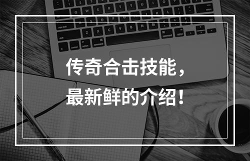 传奇合击技能，最新鲜的介绍！