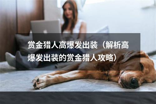 赏金猎人高爆发出装（解析高爆发出装的赏金猎人攻略）