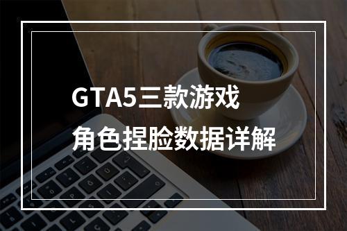 GTA5三款游戏角色捏脸数据详解