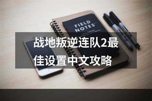 战地叛逆连队2最佳设置中文攻略