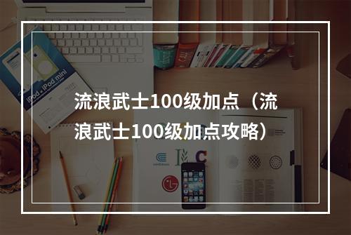 流浪武士100级加点（流浪武士100级加点攻略）