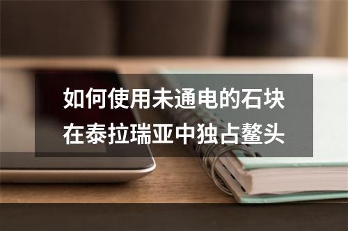 如何使用未通电的石块在泰拉瑞亚中独占鳌头