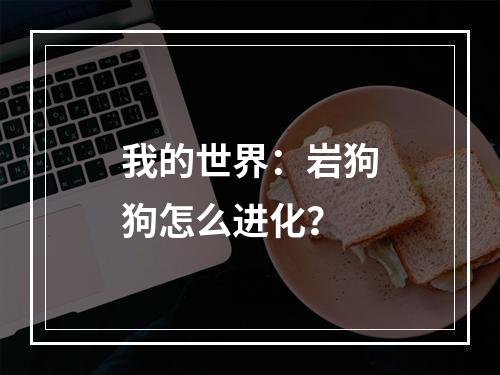 我的世界：岩狗狗怎么进化？