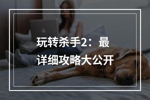 玩转杀手2：最详细攻略大公开