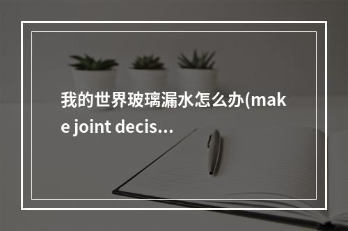 我的世界玻璃漏水怎么办(make joint decisions)