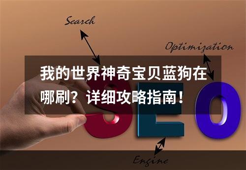 我的世界神奇宝贝蓝狗在哪刷？详细攻略指南！