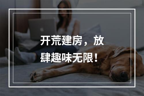 开荒建房，放肆趣味无限！