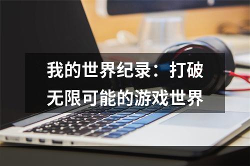 我的世界纪录：打破无限可能的游戏世界