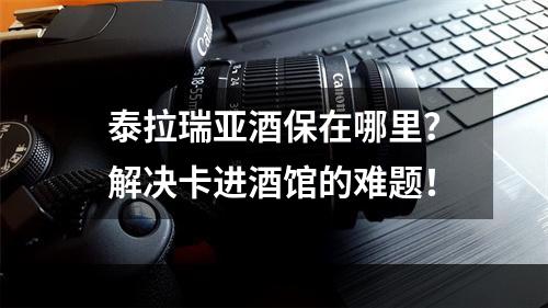 泰拉瑞亚酒保在哪里？解决卡进酒馆的难题！