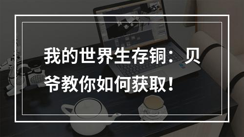 我的世界生存铜：贝爷教你如何获取！