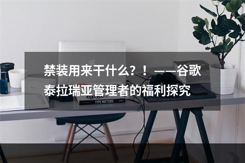 禁装用来干什么？！——谷歌泰拉瑞亚管理者的福利探究