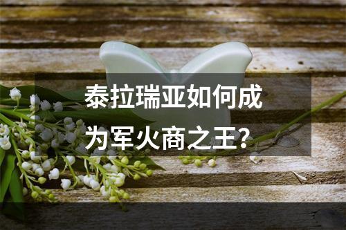 泰拉瑞亚如何成为军火商之王？