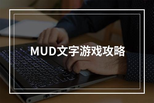 MUD文字游戏攻略