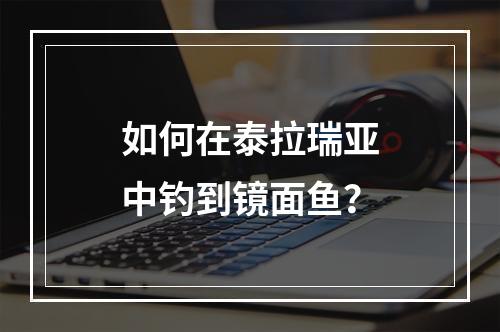 如何在泰拉瑞亚中钓到镜面鱼？