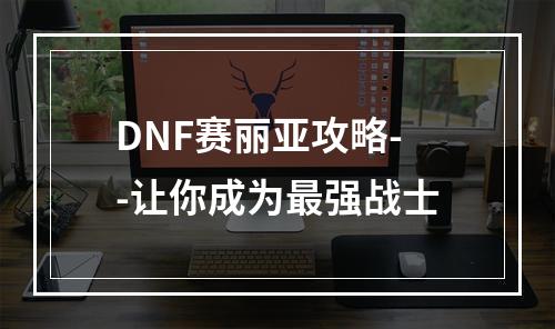 DNF赛丽亚攻略--让你成为最强战士