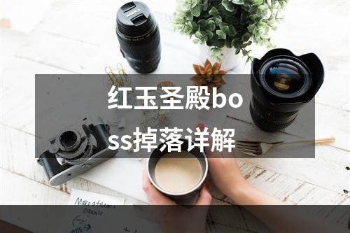 红玉圣殿boss掉落详解