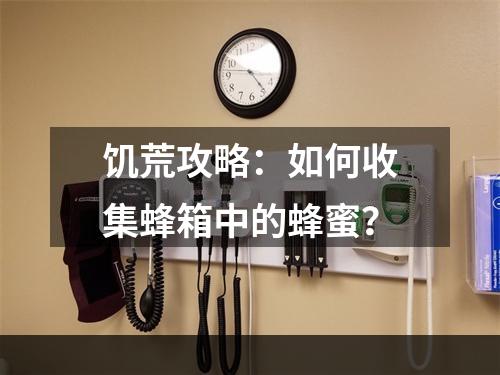 饥荒攻略：如何收集蜂箱中的蜂蜜？